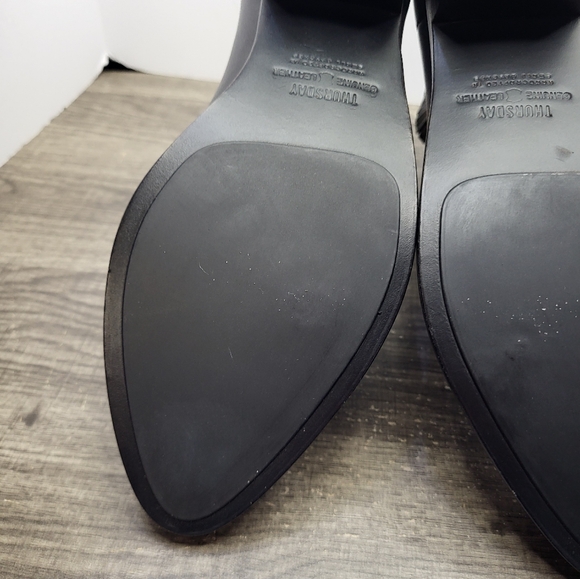 Thursday Boot Co Dreamer Bootie Black Women's 10.5 Leather EUC - Picture 9 of 10